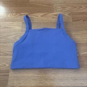 Aerie Ribbed Lavender Sports Bra